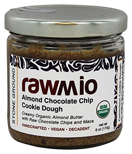 Windy City Organics RawmioStone Ground Almond Butter Chocolate Chip Cookie Dough -- 6 oz
