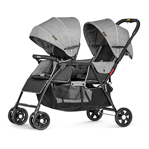 besrey Double Buggy Pushchair Pram Twin Stroller for Newborn and Toddler (0-36 Month)