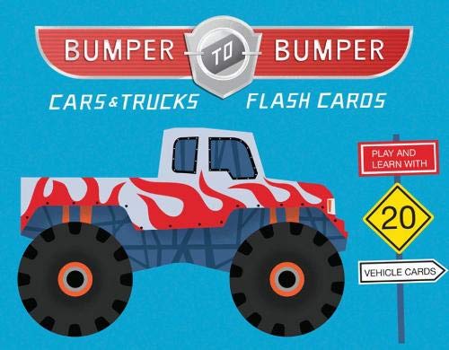 Bumper-to-Bumper Cars & Trucks Flash Cards (First Words Vehicle Cards for Kids, Transportation Flashcards for Preschoolers & Kindergarteners)
