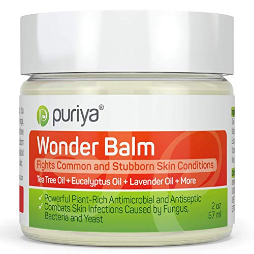 Puriya Tea Tree Oil Balm, Extra Strength Plant-Rich Fast Acting Relief - Wonder Balm Topical Ultra Care for Itchy Foot, Hand, Toe, Finger, Groin and Cracked Skin, Fit for All Athletes