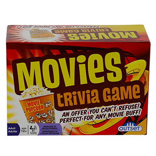 Movies Trivia Game - Fun Cinema Question Based Game Featuring 1200 Trivia Questions - Ages 12+