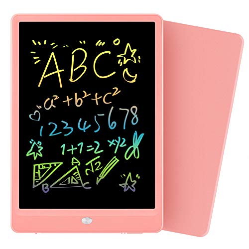 Orsen Girls Toys Gifts LCD Writing Tablet 10 Inch, Colorful Doodle Board Drawing Tablet, Erasable Reusable Writing Pad, Educational Christmas Girls Toys Gifts for 2 3 4 5 6 Year Old Girls(Pink)