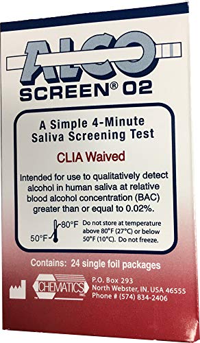 Alcohol Screen02 - Saliva Alcohol Test (12 tests)