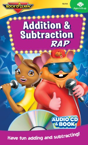 Addition & Subtraction Rap Audio CD and Book by Rock 'N Learn