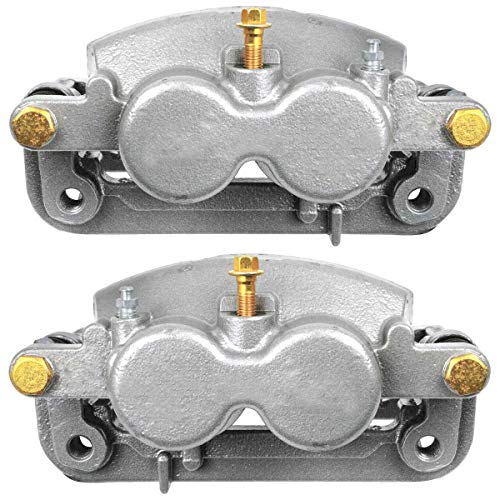 AutoShack BC3086PR Front Brake Caliper Pair 2 Pieces Fits Driver and Passenger Side