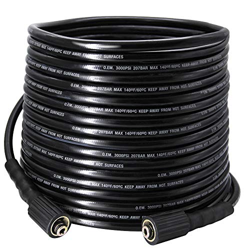 Twinkle Star 1/4 inch 50 FT Pressure Washer Hose 3000 PSI Replacement Power Washer Hose for Most Brands