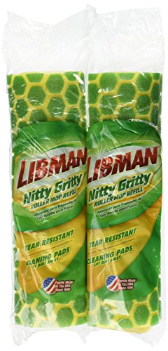 Libman Nitty Gritty Roller Mop Refill pack of 2