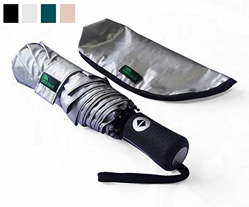Umenice UPF 50+ UV Protection Travel Umbrella Ultra Light Weight Black
