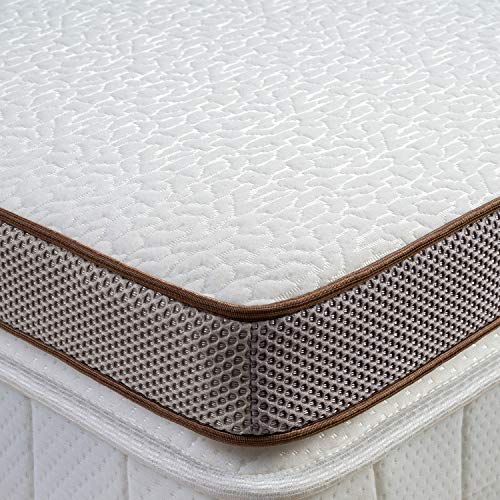 BedStory 3 Inch Memory Foam Mattress Topper, Cooling Gel Infused Toppers for Bed, Premium Mattress Pad with Removable Soft Cover, 2-Layer Ventilated Design & CertiPUR-US Certified Foam, Queen Size