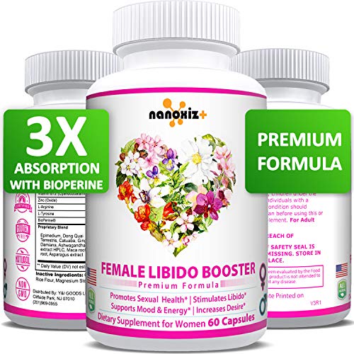 Female Immunity Wellness Enhancement Supplement Pills with Maca Root, Horny Goat Weed, Dong Quai to Boost Vitality, Performance, Stamina, Passion Drive, Energy, Mood - Made in USA
