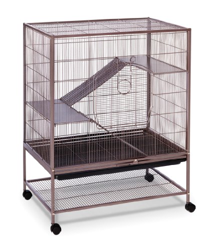 Prevue Rat and Chinchilla Cage 495 Earthtone Dusted Rose, 31 x 20.5 x 40 IN