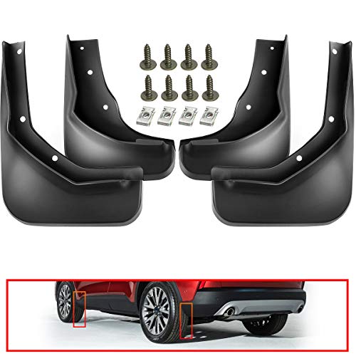 A-Premium Mud Flaps Splash Guards Replacement for Ford Escape 2013-2019 Without Running Board Front and Rear 4-PC