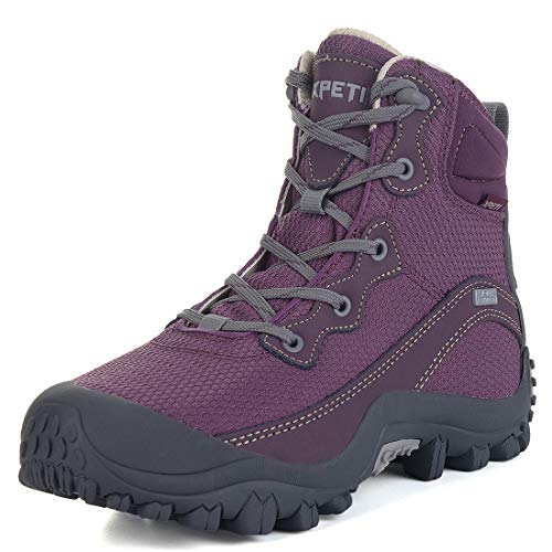 SKENARY Women's Hiking Boots Waterproof Lightweight Hiking Shoes Outdoor Trekking Trail