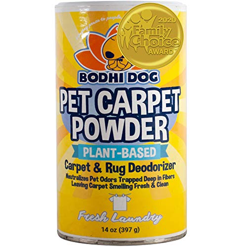 Natural Dog Odor Carpet Powder | Dry Pet Smell Neutralizer and Eliminator | Remove Urine Smells | Plant Based Biodegradable Room Deodorizer Loosens Fur and Dirt