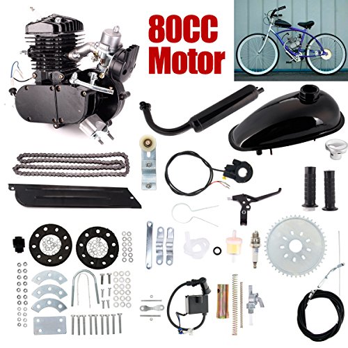 80cc 2-Stroke Bicycle Gasoline Engine Motor Kit DIY Motorized Bike Single Cylinder Air-cooled