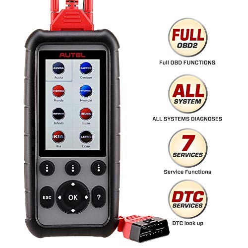 Autel MD806 Pro, OBD2 Scanner Upgraded Version of MD802/MD808 with All System Diagnoses, 7 Special Features, Plus DTC Lookup, Data Playback & Print for DIYers and Mechanics