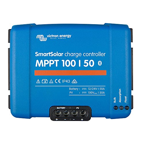 Victron Energy SmartSolar MPPT 100-Volt 50 amp Solar Charge Controller (Bluetooth)