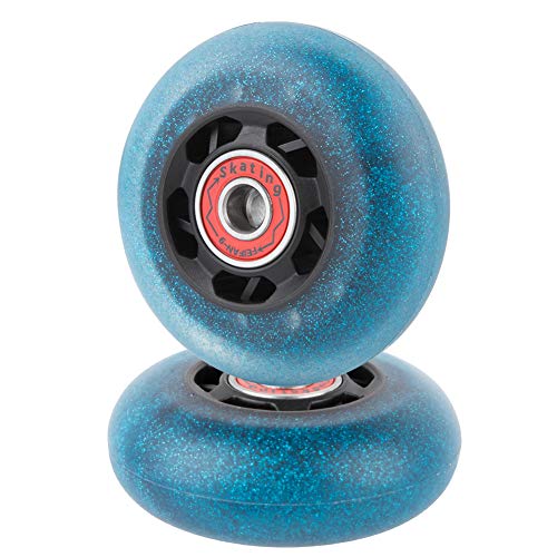 AOWISH 2-Pack Mini Ripstik Wheels 68mm Ripster Wheels 90A Ripstick DLX Mini Caster Board Replacement Wheel with Bearings ABEC-9 (Star Blue)