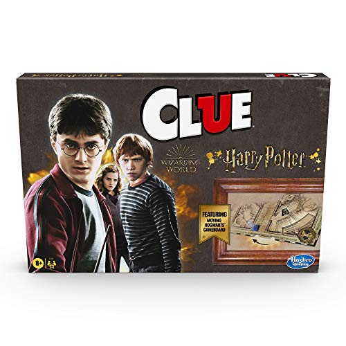 Hasbro Gaming Clue: Wizarding World Harry Potter Edition Mystery Board Game for 3-5 Players, Kids Ages 8 and Up (Amazon Exclusive)