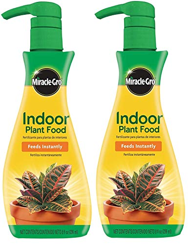 Miracle-Gro Indoor Plant Food, 8-Ounce (Plant Fertilizer) (2 Pack)