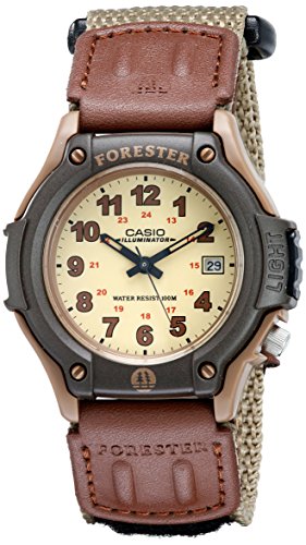 Casio Men's Sport Watch Quartz Nylon Strap, Beige, 20 (Model: FT500WC-5BVCF)