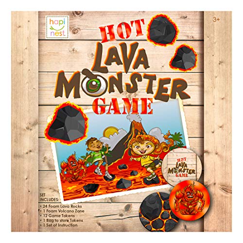 Hot Lava Monster Game - Indoor or Outdoor Family Activity for Kids Ages 3 Years and Up