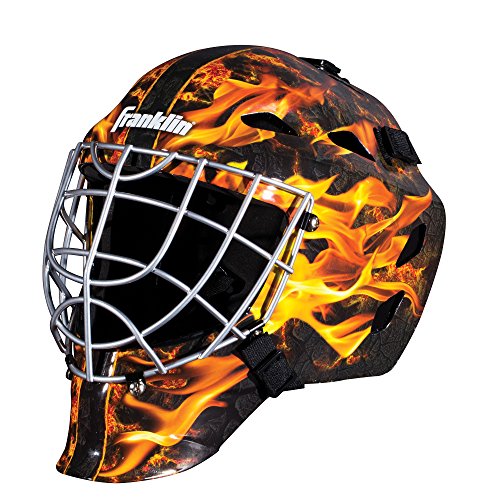 Franklin Sports Youth Hockey Goalie Masks -Street Hockey Goalie Mask for Kids - GFM1500 - Perfect for Street and Indoor Hockey - Inferno