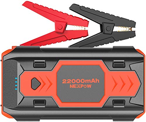 NEXPOW Battery Starter for Car, 2500A 22000mAh Portable Car Jump Starter Q9B (up to 8.0L Gas/8L Diesel Engines) 12V Auto Battery Booster Pack with USB Quick Charge 3.0, Type-C