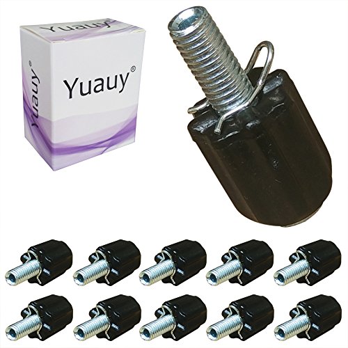 Yuauy 10 pcs M5 Index Derailleur Shift Cable Stops with Downtube Barrel Adjusters Bolts for Cycling Road MTB Bike