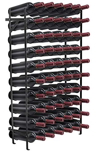 Sorbus Wine Rack Free Standing Floor Stand - Racks Hold 60 Bottles of Your Favorite Wine - Large Capacity Elegant Wine Storage for Any Bar, Wine Cellar, Kitchen, Dining Room, etc