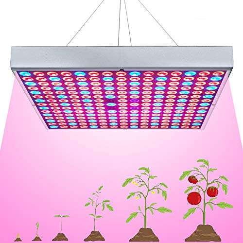 45W LED Grow Light for Indoor Plants Growing Lamp 225 LEDs UV IR Red Blue Full Spectrum Plant Lights Bulb Panel for Hydroponics Greenhouse Seedling Veg and Flower by Venoya