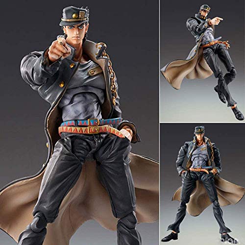 Exquisite action figures JoJo's Bizarre Adventure Kujo Jotaro Movable Doll Model Boxed Figure PVC Anime Cartoon Game Character Model Statue Figure Toy Collectibles Decorations Gifts Favorite By Anime