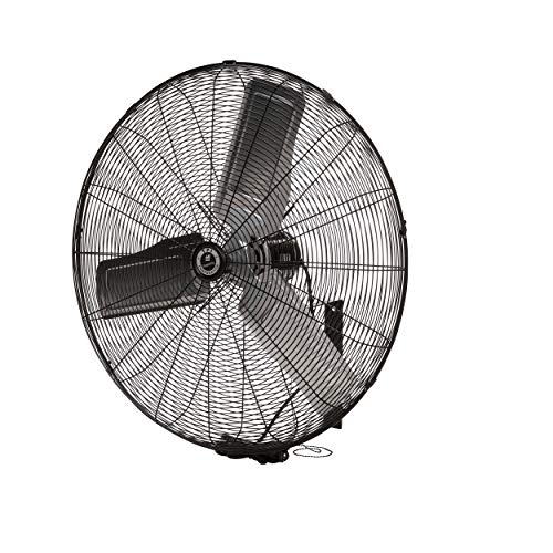 TPI Corporation Single Phase Wall Mount Commercial Circulator – 30' Diameter, 120 Volt Exhaust Fan – Ventilation Fans. Commercial Extractor Fans