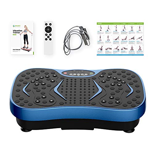 JUFIT Fitness Vibration Plate Exercise Equipment Whole Body Shape Exercise Machine Vibration Platform Fit Massage Workout Trainer,Max User Weight 330lbs
