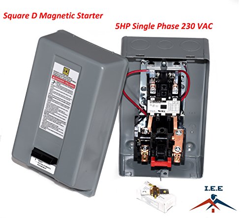 Motor Starter 5hp 1ph 230V definite purpose magnetic motor starter from Square D 8911dpsg32v09