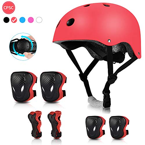 MTUBTB Kids Bike Helmet, Toddler's Helmet, Kids Protective Gear and 3-12-Year-Old Boys Girls Adjustable Sports Protection Equipment, Suitable for Bicycles Skateboards, Scooters