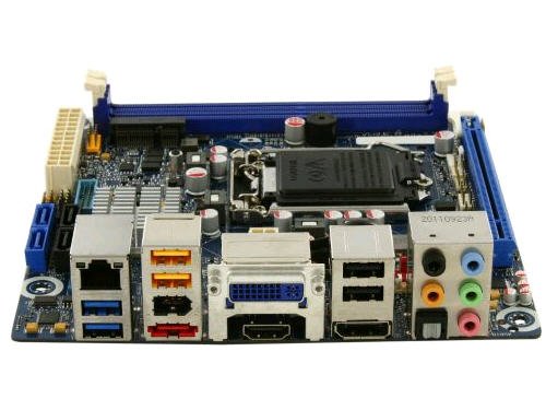 Intel Desktop Motherboard LGA1155 DDR3 1600 mini-ITX - BOXDH77DF