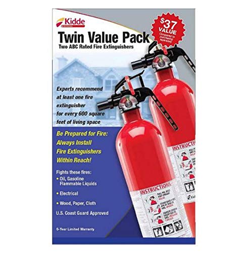 Kidde Multi-Purpose Fire Extinguisher, 2 pk.