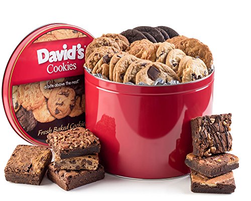 David's Cookies and Brownie Family Pack - 5 Lb. Gift Tin