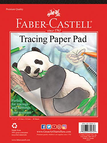 Faber-Castell Tracing Paper Pad - 40 Sheets (9 x 12 inches)