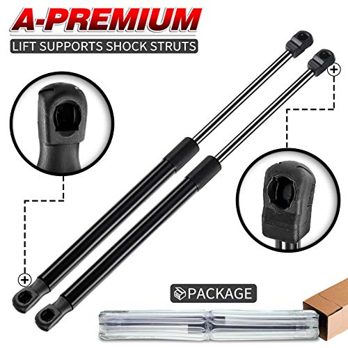A-Premium Hood Lift Supports Gas Spring Shock Struts Compatible with Hyundai Sonata 2015-2017 (Excluding Hybrid) 2-PC Set