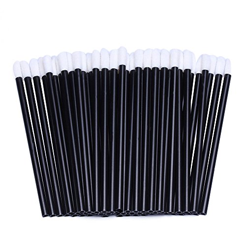 200pcs Disposable Lip Brush Lip Gloss Applicators Lipstick Wands Tool Kits (200)