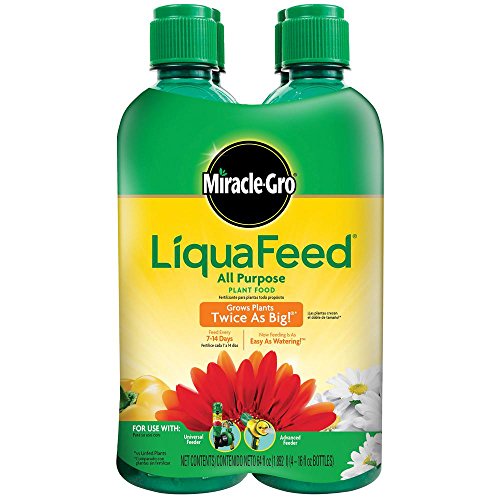 Miracle-Gro Liquafeed All Purpose Plant Food, 4-Pack Refills