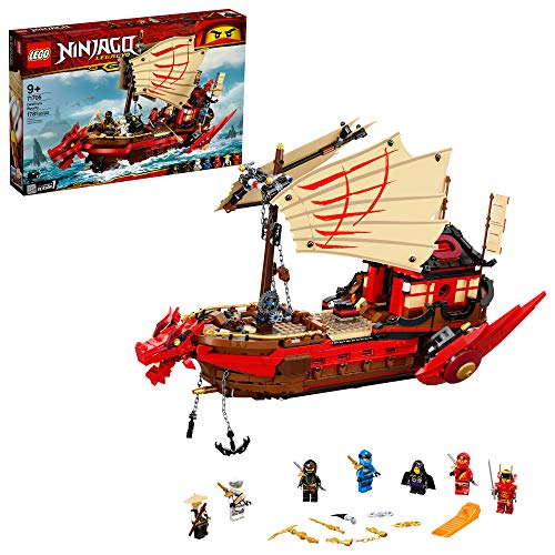 LEGO NINJAGO Legacy Destiny’s Bounty 71705 Ninja Toy Building Kit Featuring Ninja Action Figures, New 2020 (1,781 Pieces)