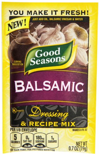 Good Seasons Balsamic Salad Dressing & Recipe Mix .7 oz (Pack of 6)
