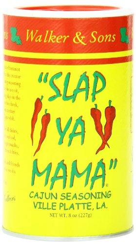Slap Ya Mama All Natural Cajun Seasoning from Louisiana, Original Blend, MSG Free and Kosher, 8 Ounce Can
