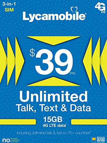 $39 Unlimited International Plan