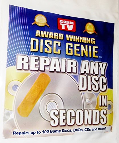 Cd DVD Games Scratch Repair Kit By Disc Genie