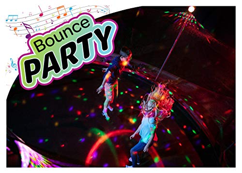 ThrillZoo Bounce Party - Trampoline Lights & Music - Kids Fun Summer Nightime Trampoline Accessories Game