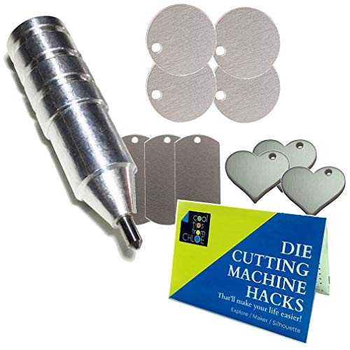 Silhouette Blunt Etching/Engraving Tool by Chomas Creations, Stamping Blanks: Round, Heart, and Dog Tags and Die Cutting Hack Guide